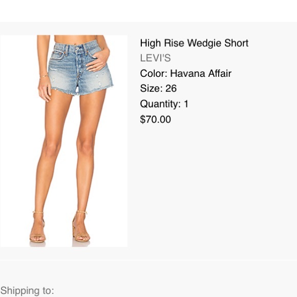 Levi’s Shorts- worn once! - Picture 3 of 4